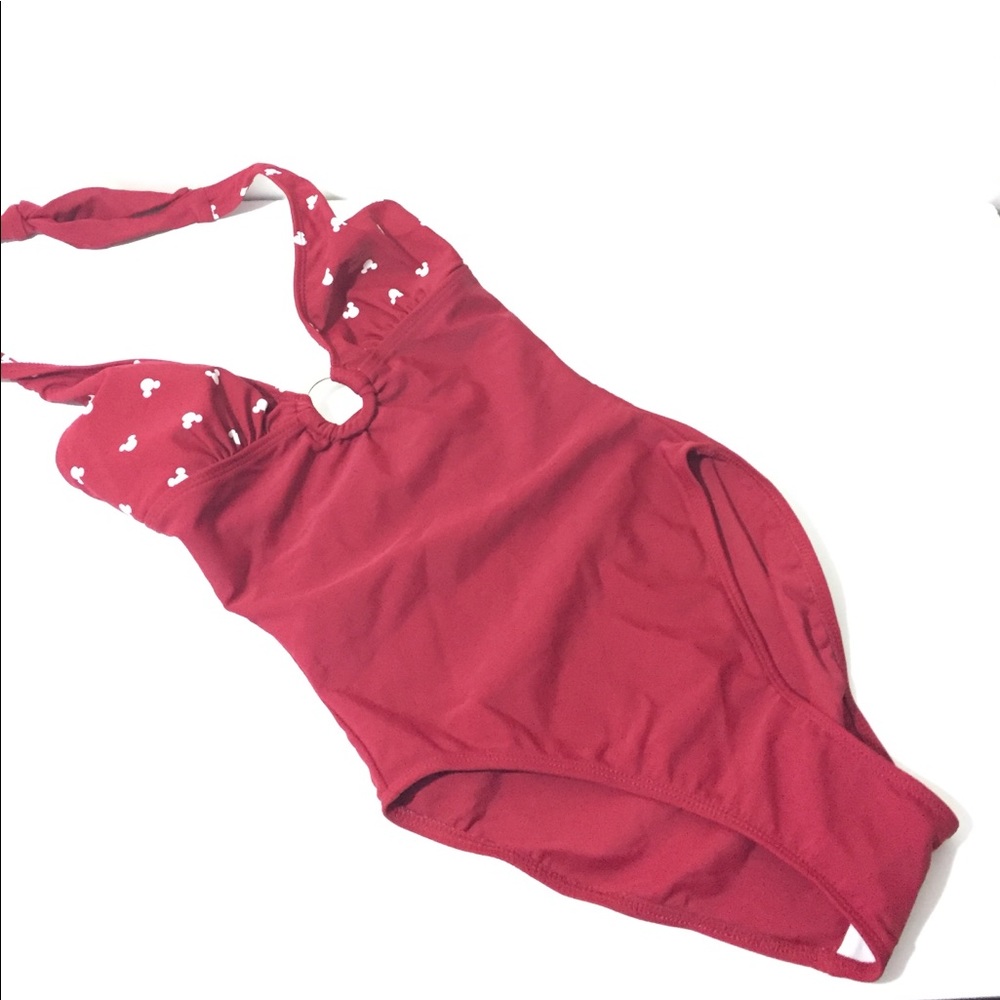 Disney one-piece halter swimsuit NWOT